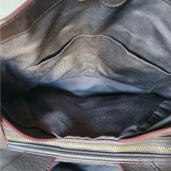 Coach Dark Brown Leather Handbag - Picture 4 of 12